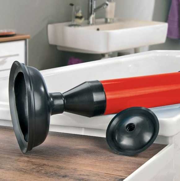 Pompa Desfundat Ventuza Tevi Chiuveta Cada 37cm 2in1 +LIVRARE GRATUITA