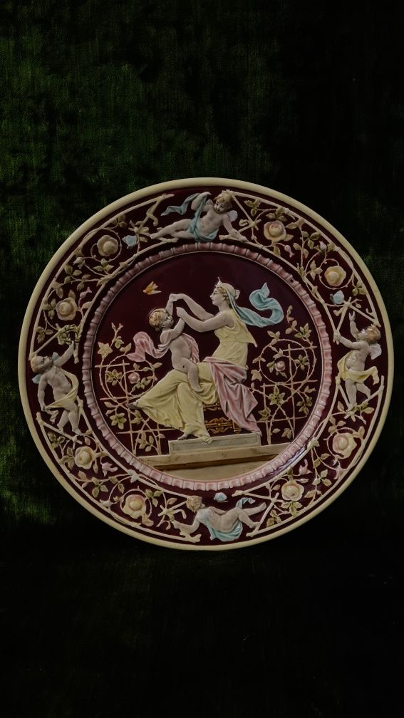 Rudolf Ditmar Austraian Meloika keramik 1880 - 90г.