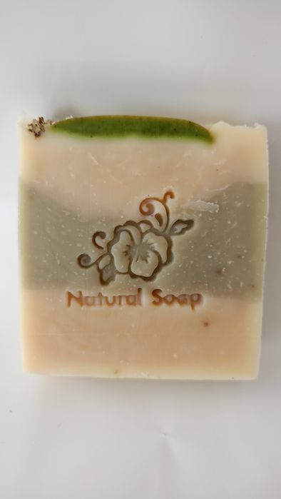 Săpun 100%NATURAL cu argilă,busuioc și rozmarin