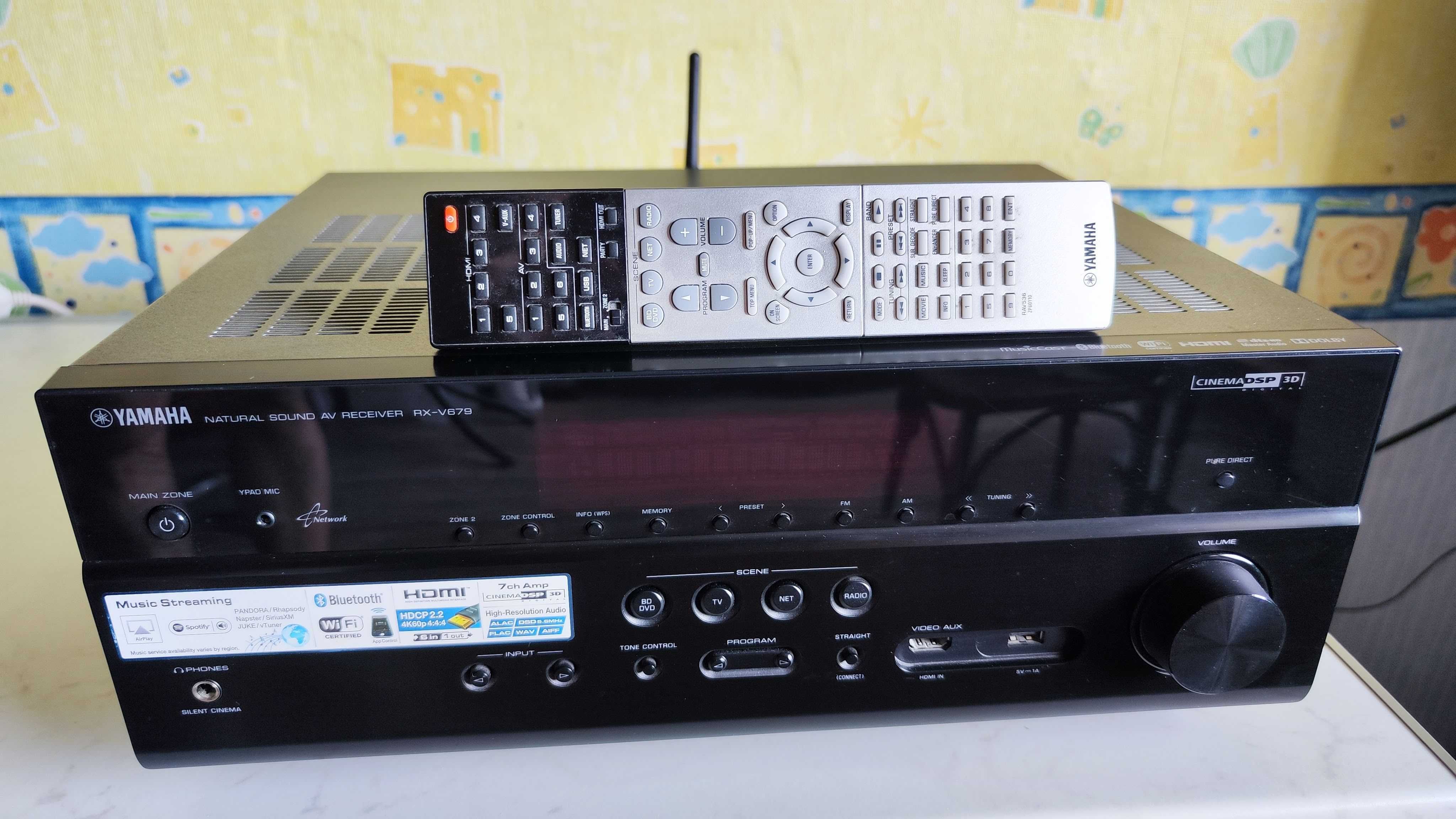 Ресийвър Yamaha RX-V679 WI-FI Bluetooth 7.2 4К