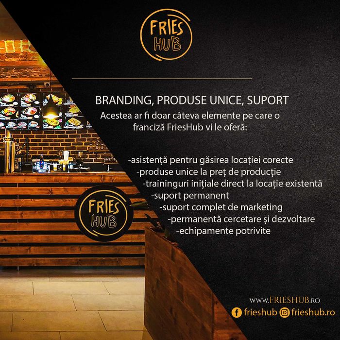 Franciza FriesHub Afacere Restaurant / FastFood