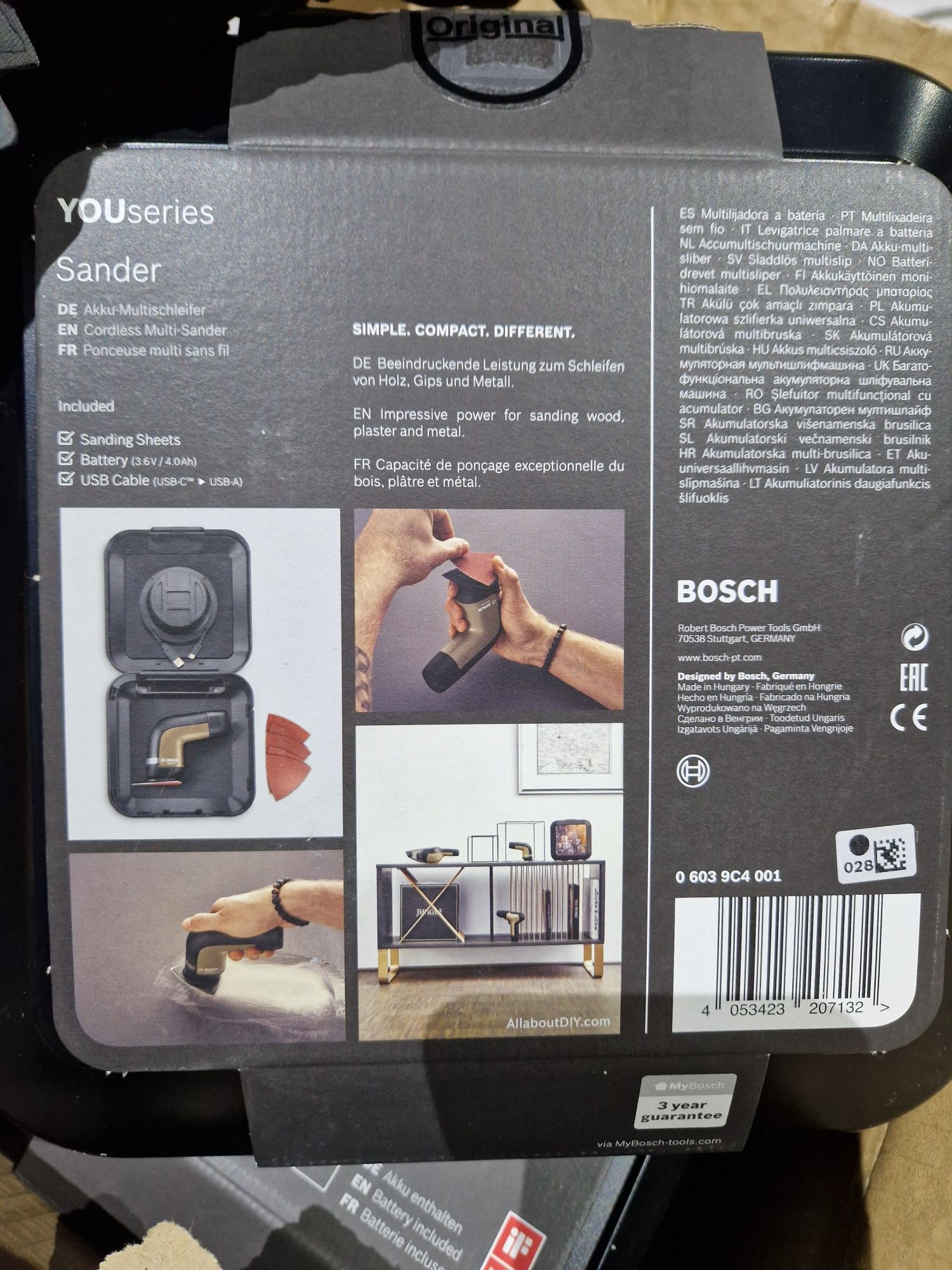 Slefuitor Bosch nou, preț redus la jumatate