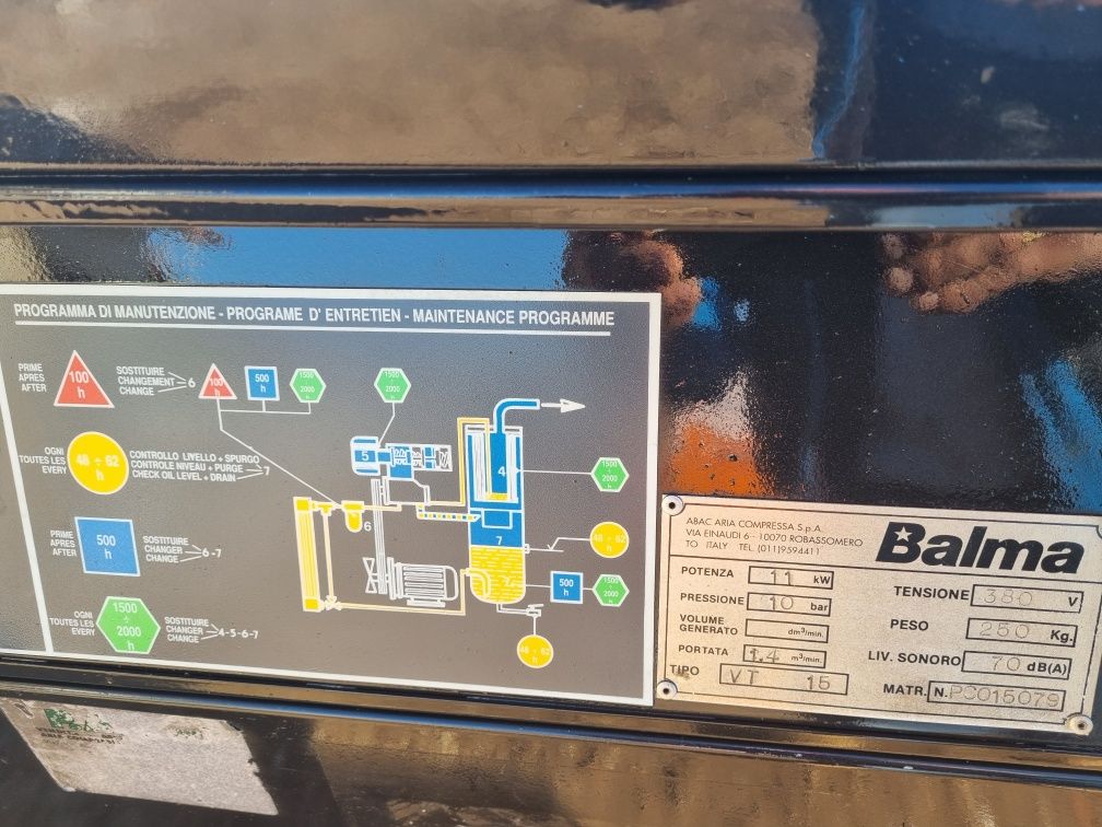 Cmpresor atlas.copco + BALMA