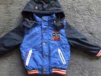 Geaca  +Fleece +caciulă baieti 3-4 ani Fulger Mcqueen