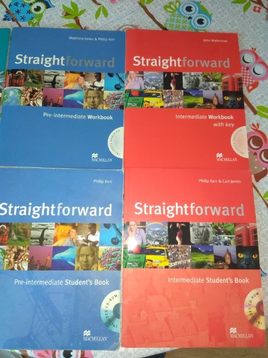 Учебник по английски език А1,А2,В1 Straightforward