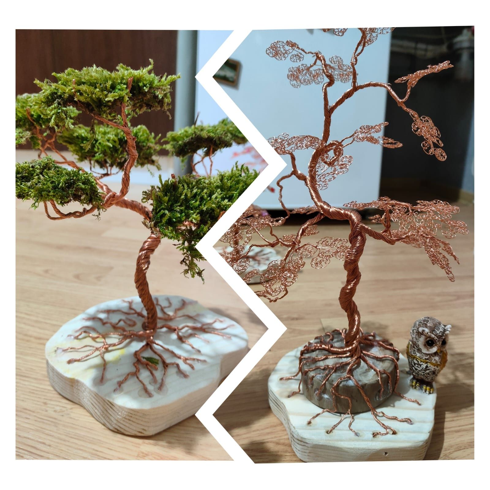 Bonsai din sârma de cupru