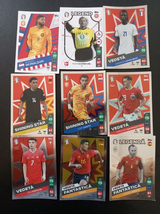 Cartonașe lidl fotbaliști uefa euro 2024