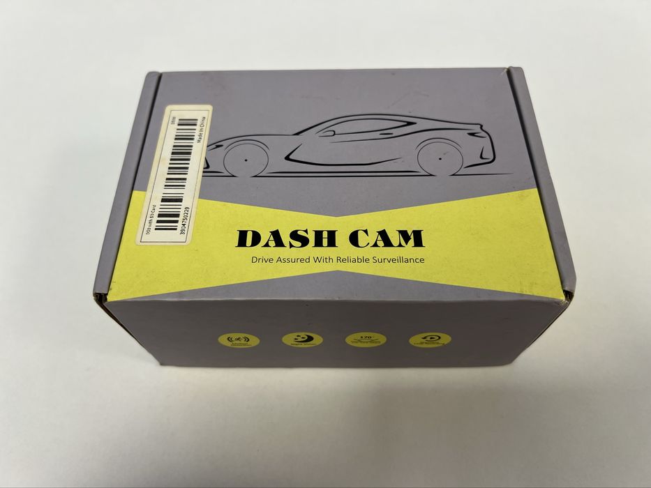 Camera auto Dash Cam, (capteaza in fata si in interior)