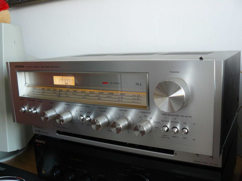 Amplituner amplificator Hitachi Sr 503l Vintage