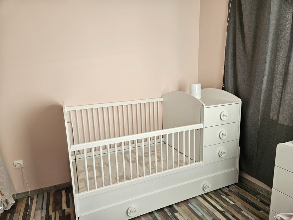 Трансформираща бебешка кошара Cilek Baby Cotton Sl (80/180см)