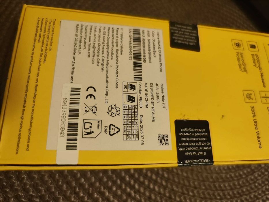 realme note 70T NOU