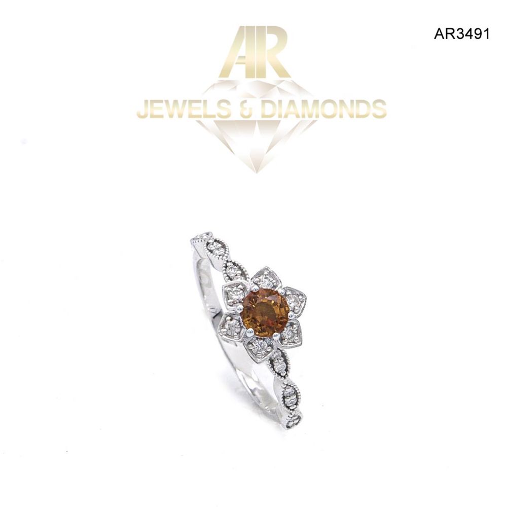 Inel Aur 14 K cu DIAMANTE model nou ARJEWELS(AR3491)