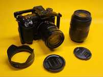 Panasonic G9 + obiectiv Leica 12-60, cage, adaptoare etc