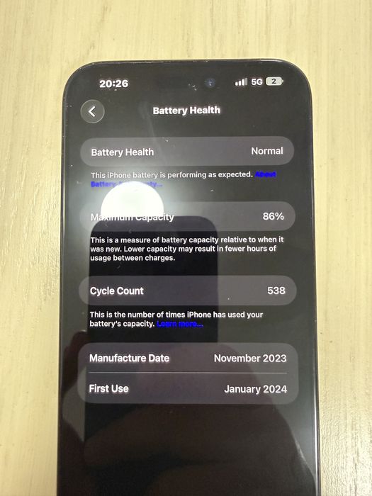 Iphone 15 pro max 256GB