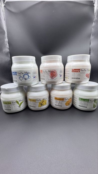 Маски желе альгинатные в ассортименте.