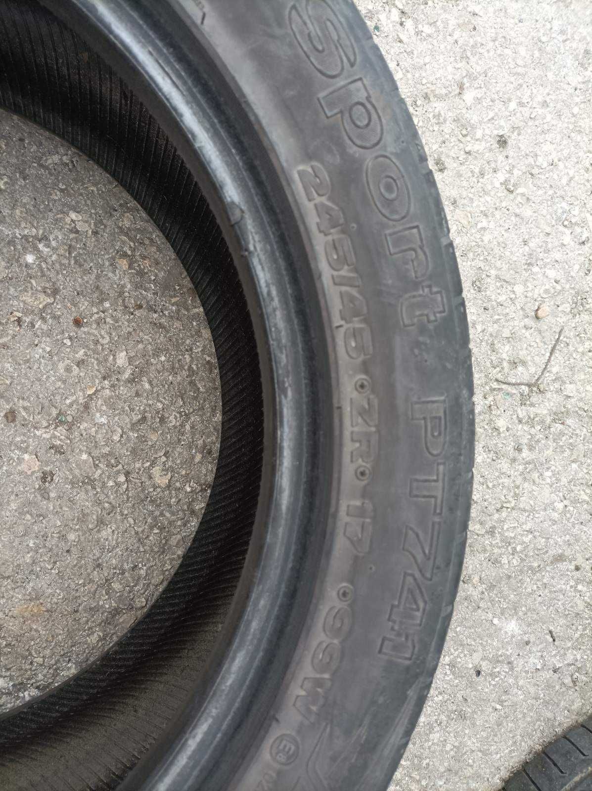 Летни Гуми PETLAS 245/45 R17 DOT 5218 ном 28