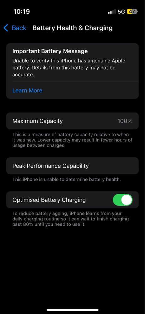 iphone 13 mini 100% bateriq