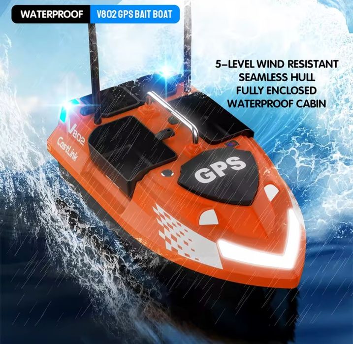 Лодка за захранка Flytec V802 Pro 160 GPS точки-500 метра обхват