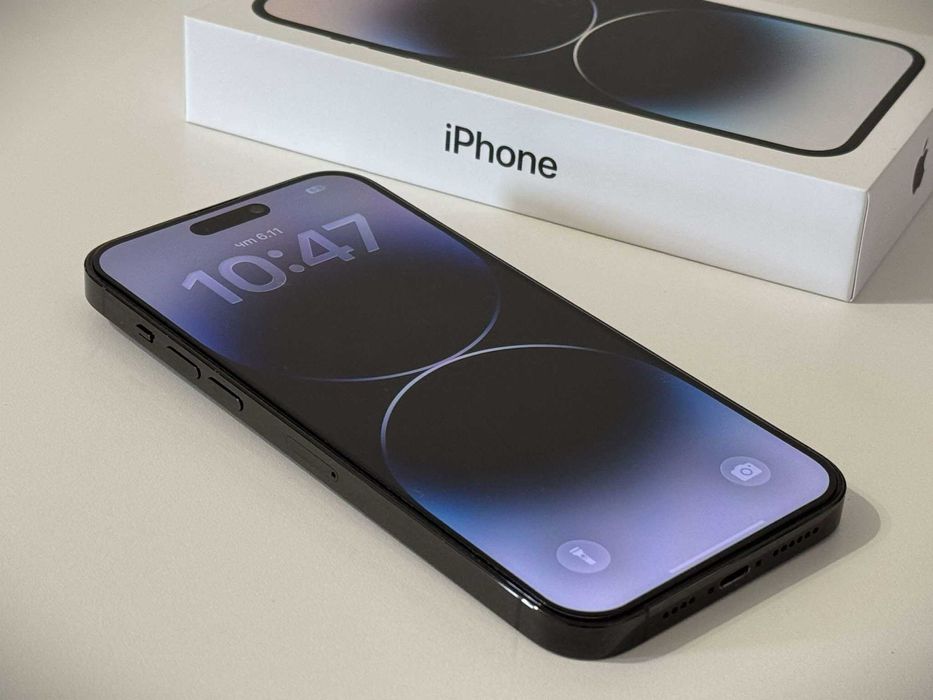 Бартер! iPhone 14 Pro Max Space Black (Черен) 87% Батерия.