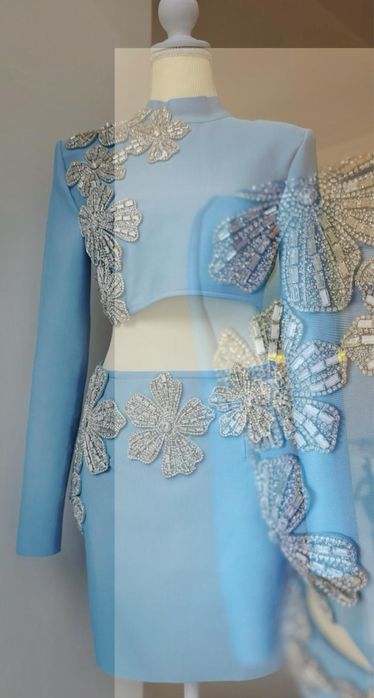 Set 2 piese fusta si top tip bijuterie noua S/M