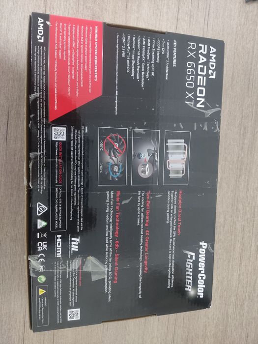 AMD RX 6650 XT power color