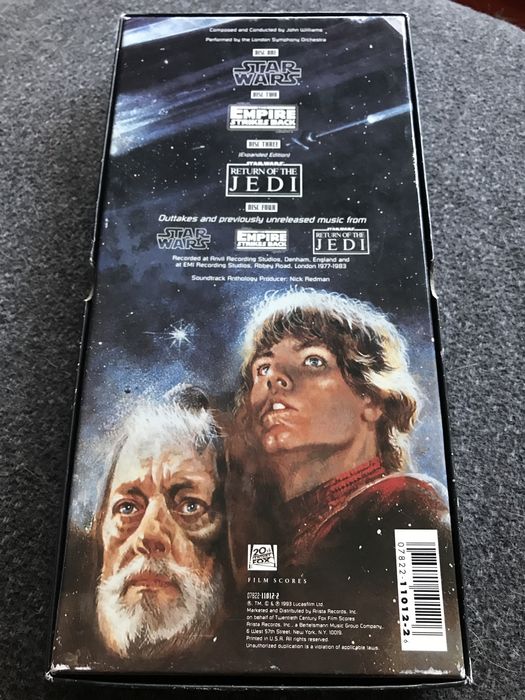 Star Wars Trilogy Soundtrack Anthology 1993 дискове
