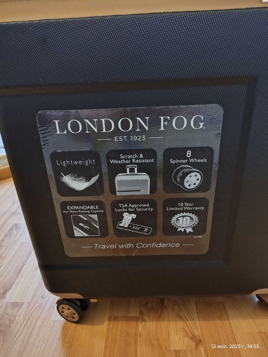 Чемодан London Fog XL (Великобритания),премиум,оригинал,новый