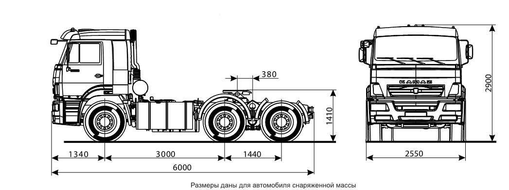 "Седельный тягач КАМАЗ 6460-