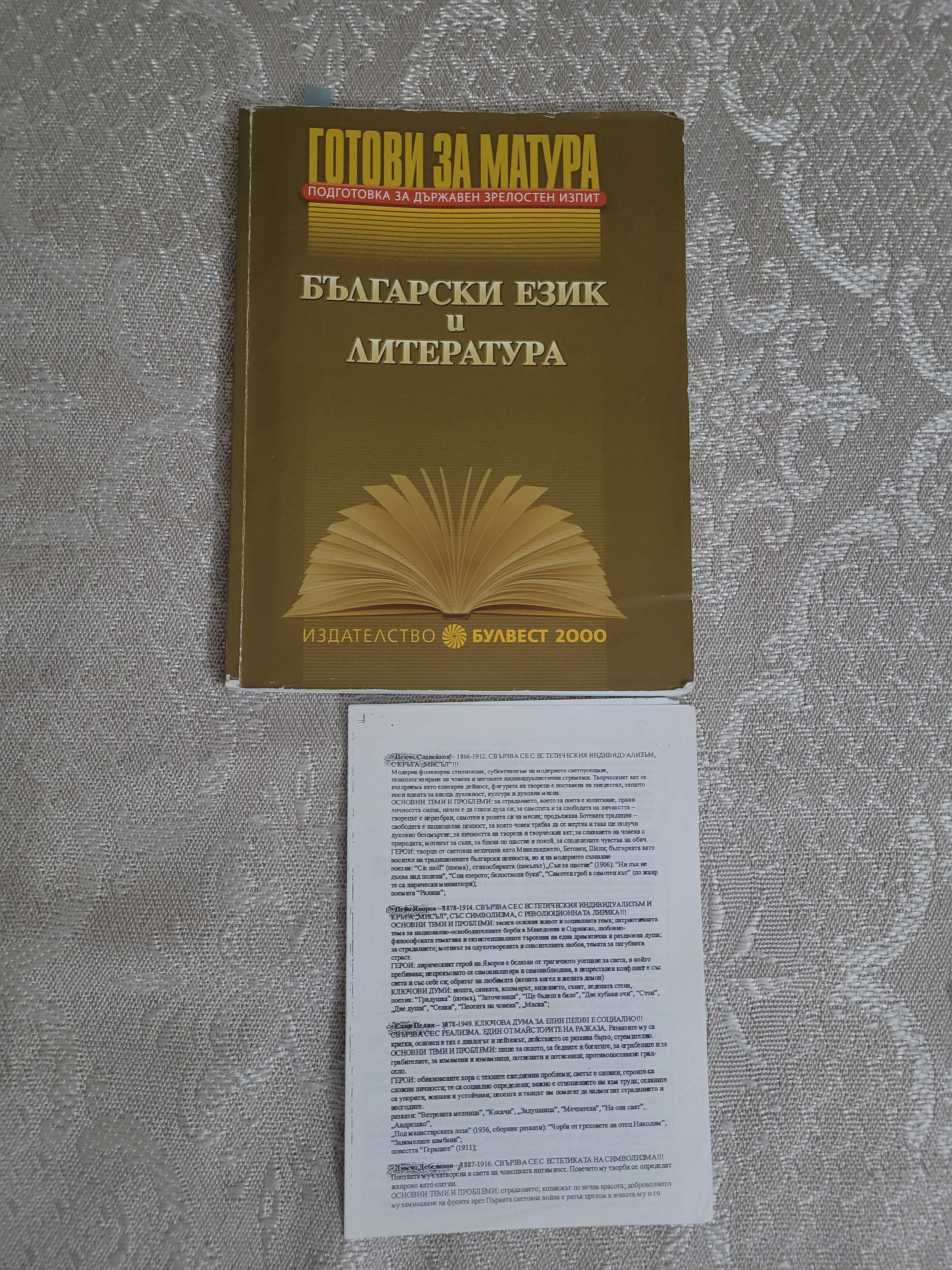 БЕЛ_ Готови за матурата подготовка за ДЗИ