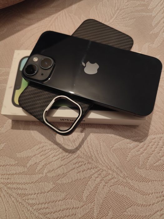 iphone 14 128gb black + airpods 4