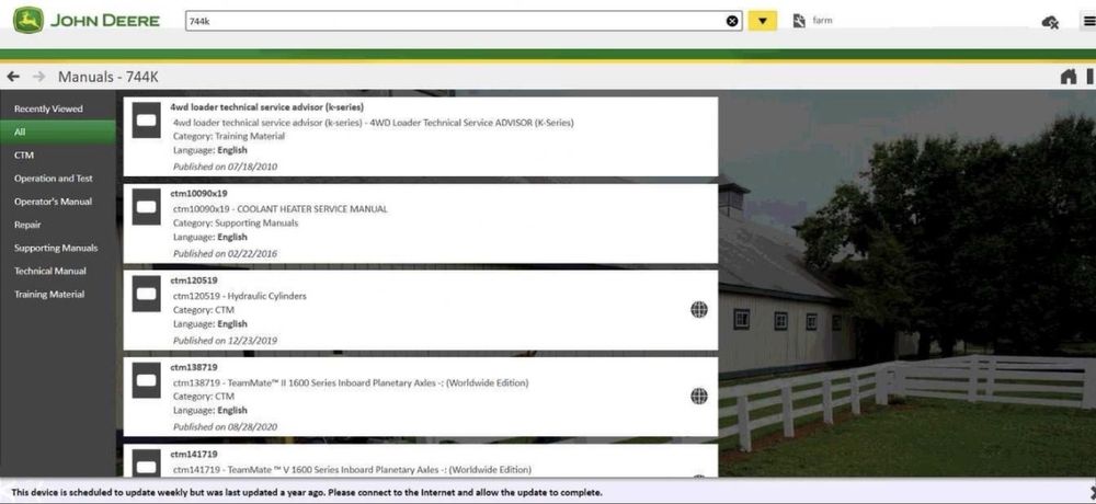 SSD cu softul de diagnoza gata instalat John Derre 05.2023 windows 10