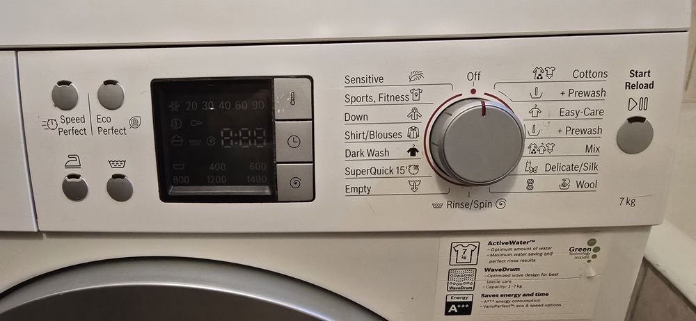 Masina de spalat rufe Bosch Avantixx 7 VarioPerfect WAQ28460BY, 7 Kg,