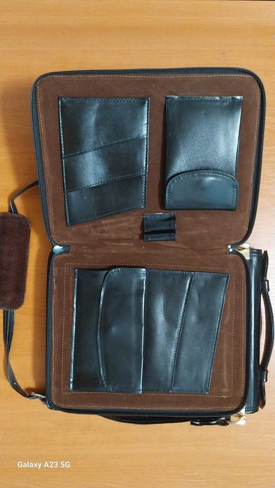 Borseta barbati, Davil Bag, piele naturala, noua