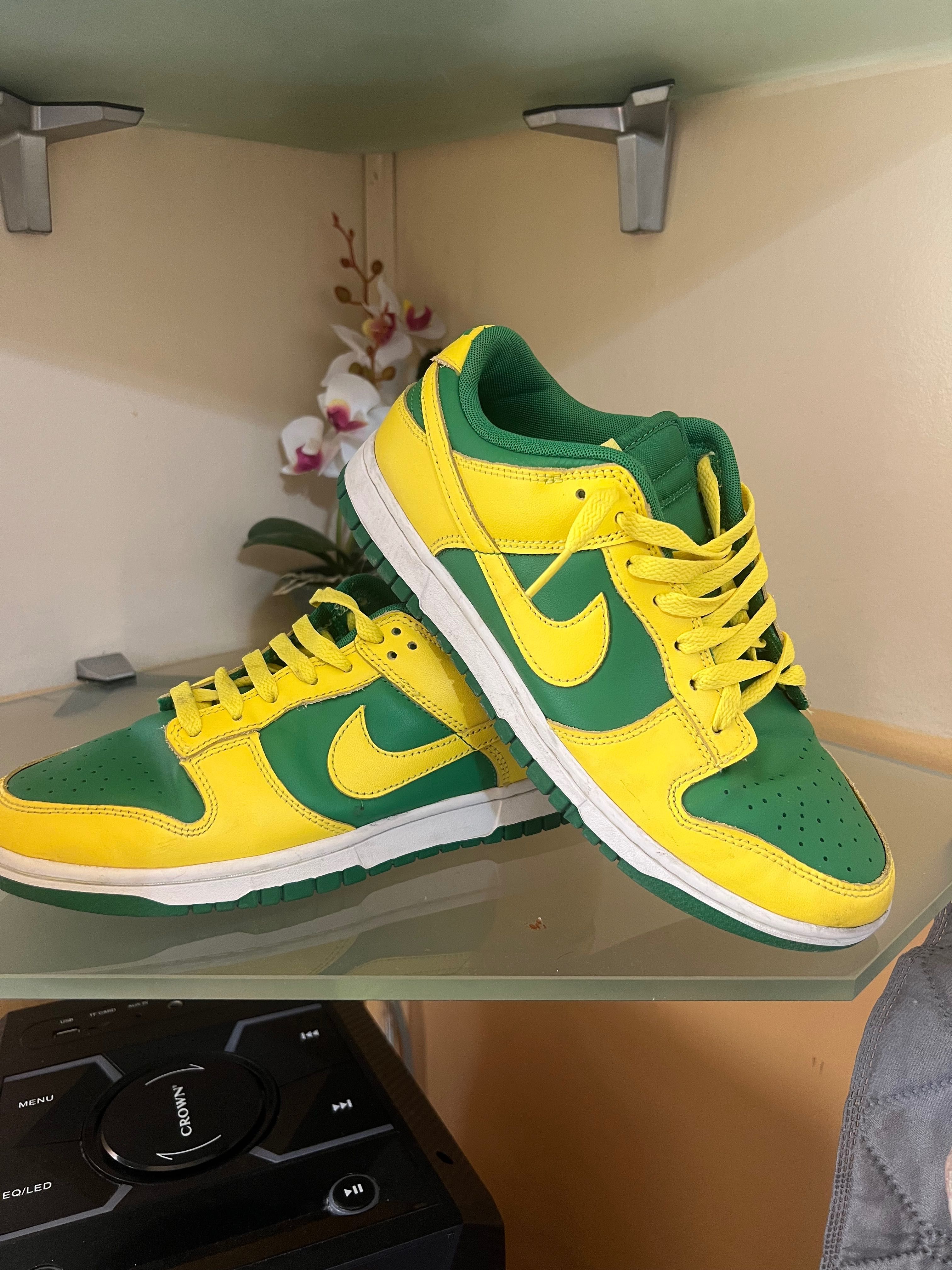 Nike Dunk Low Retro Apple Green Yellow Strike Brazil