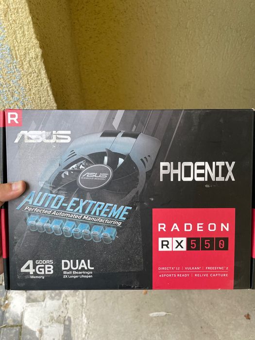 Asus radeon 550 4gb NOUA