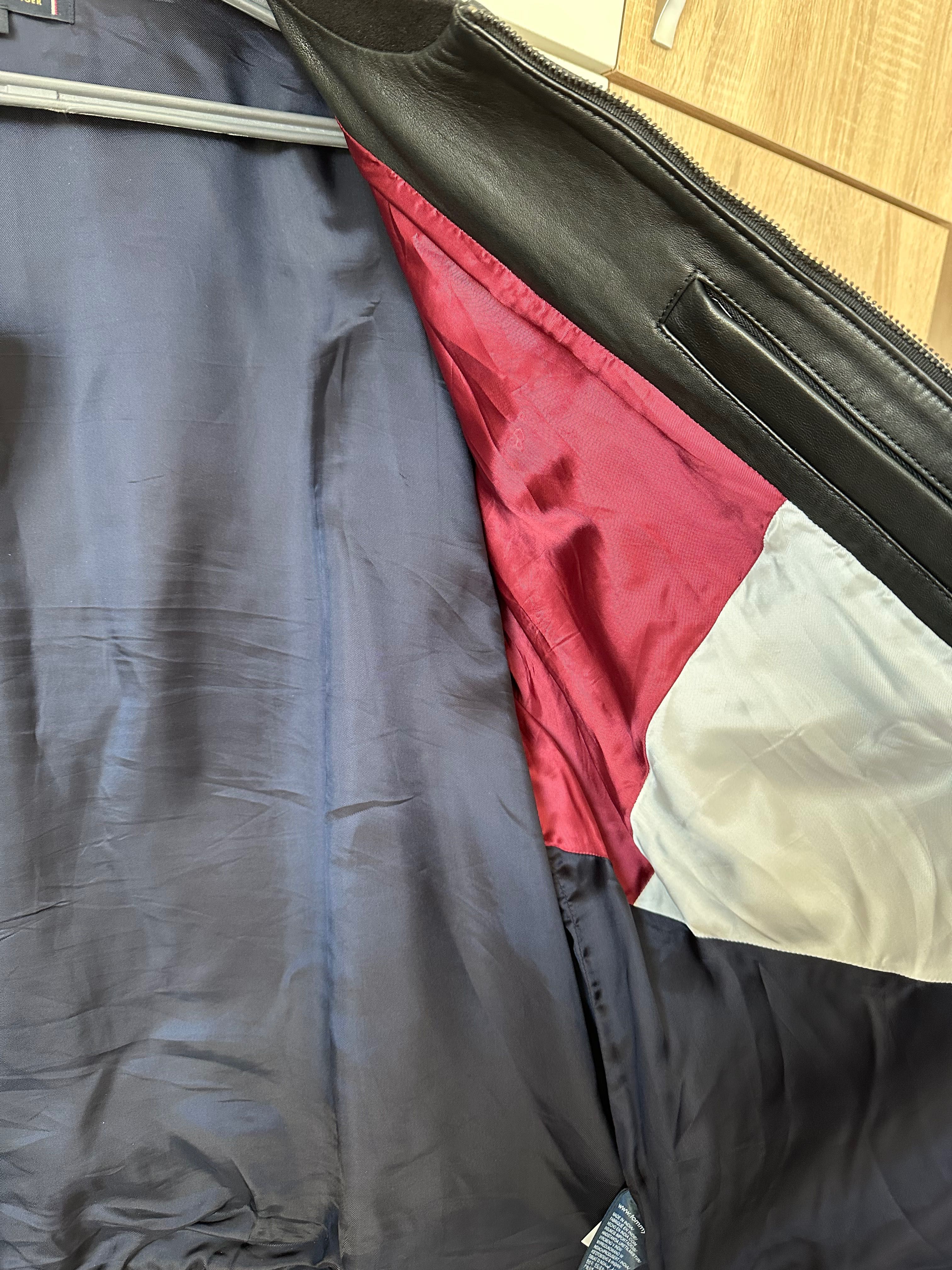 Оригинално кожено яке Tommy Hilfiger XL