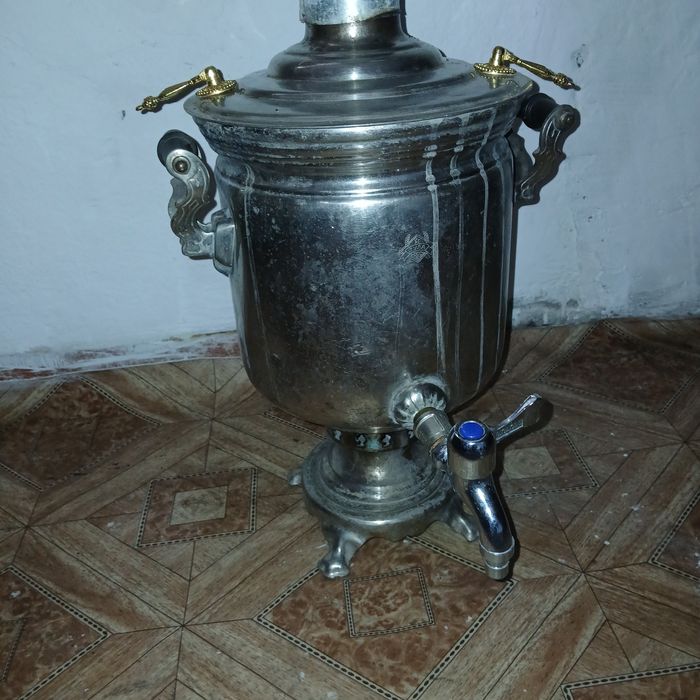 Самовар на дровах производство СССР  в рабочем состоянии