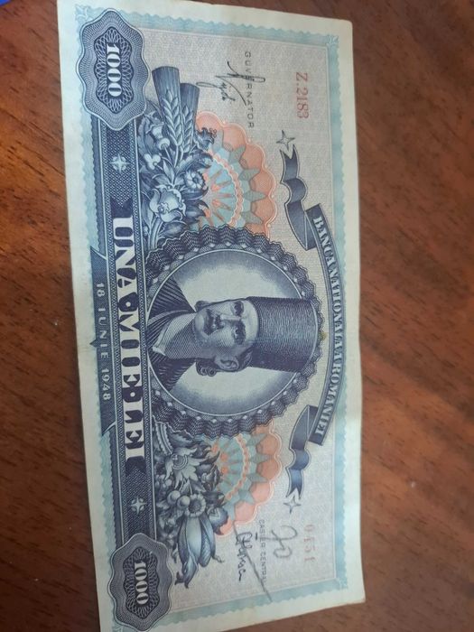 Vand bancnota Una mie lei