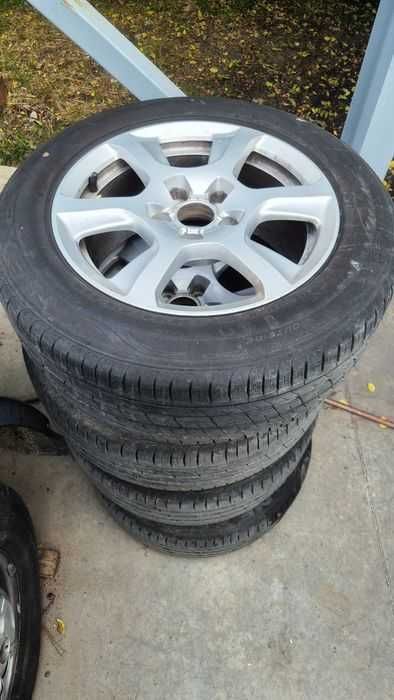 Алуминиеви джанти Ауди A4 A6 Audi 5 112 16 летни гуми Нексен DOT 4919