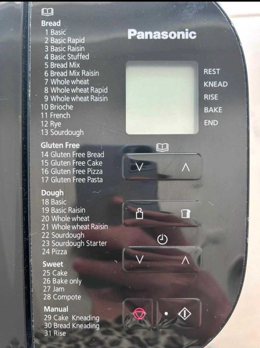 Masina de paine Panasonic SD-YR2550SXE 31 programe