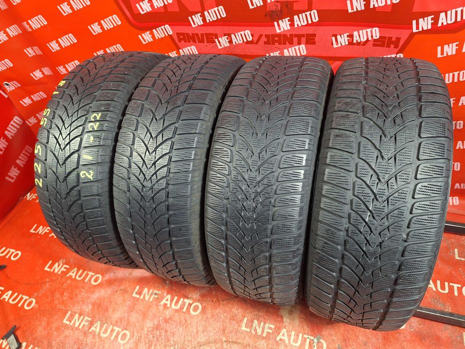 Anvelope de IARNA - 225/55/18 - DUNLOP 4D - 5.3 - 6.4 MM - DOT 21 22 !