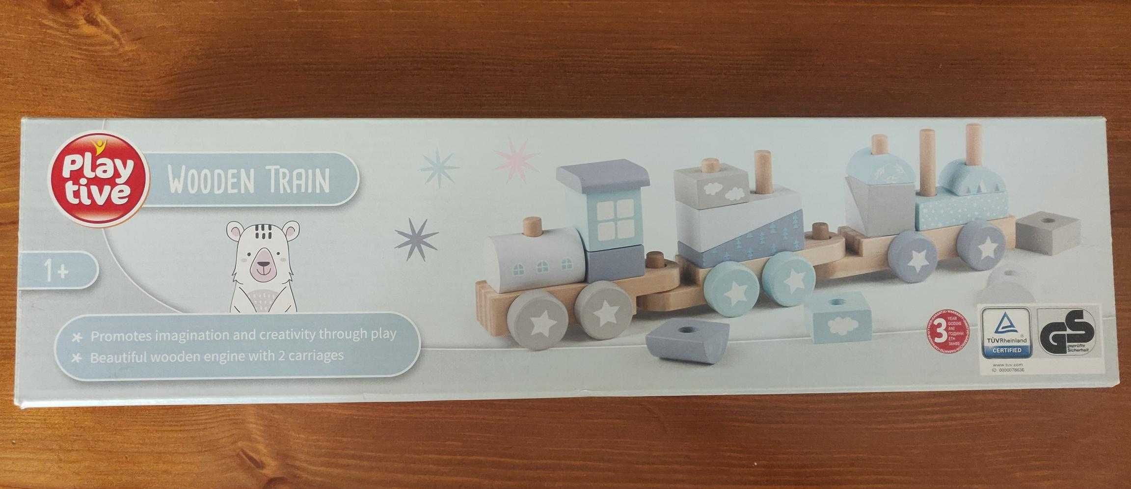 Дървено влакче PlayTive