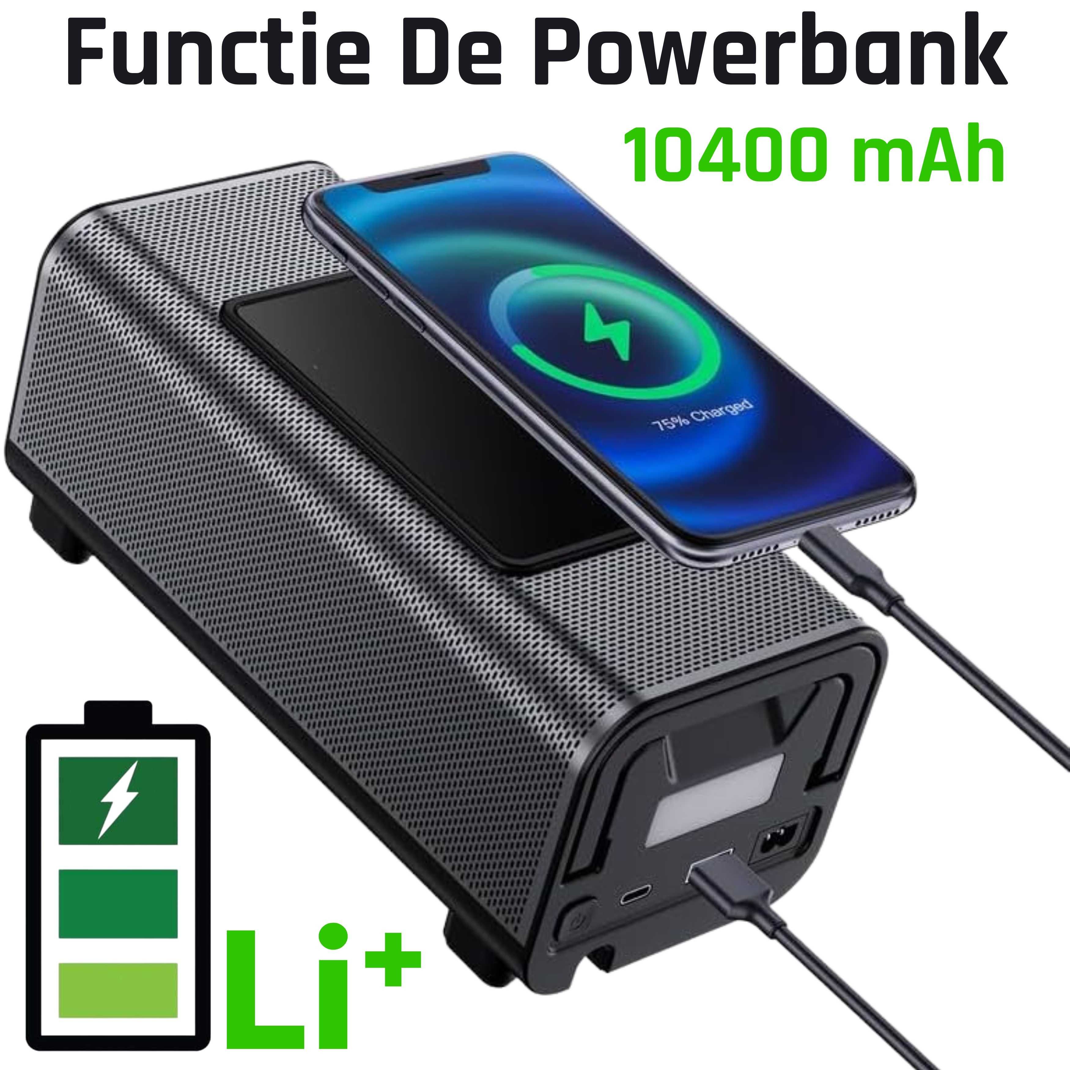 Compresor auto portabil cu acumulator cu 2 cilindri de umflat roti