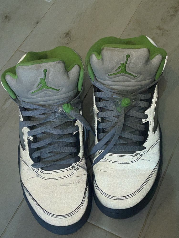 Jordan 5 green bean marime 43