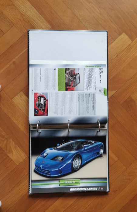 Колекция DREAM CARS мечтани коли оригинална папка на издателя ATLAS