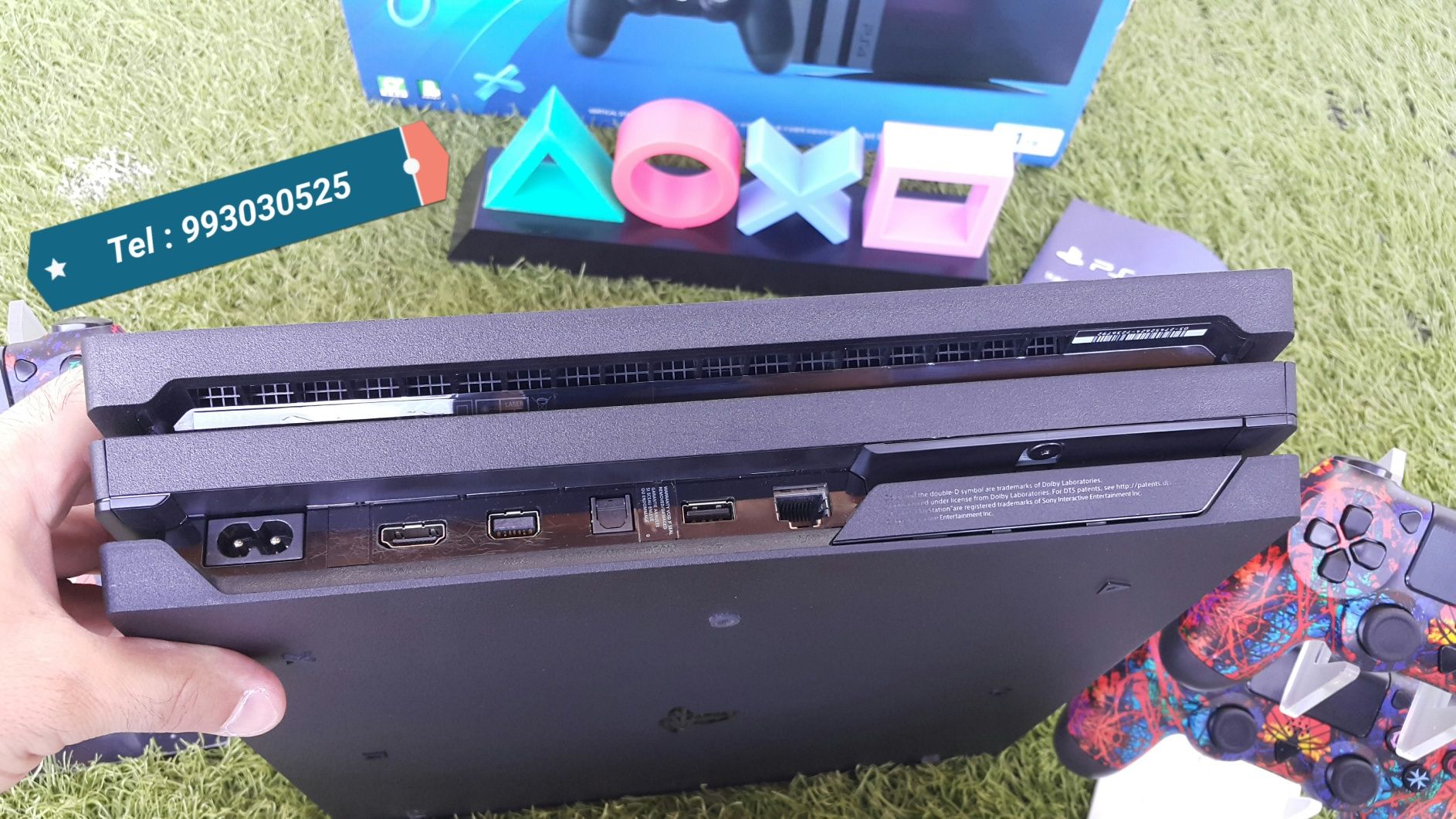Playstation 4 PRO { 4K } HDR Bor. + Joystick + Games. GARANTIYA