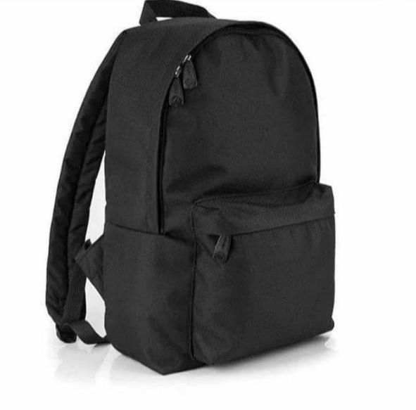 Черный рюкзак школу.