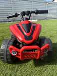 ATV electric rosu pentru copii mici