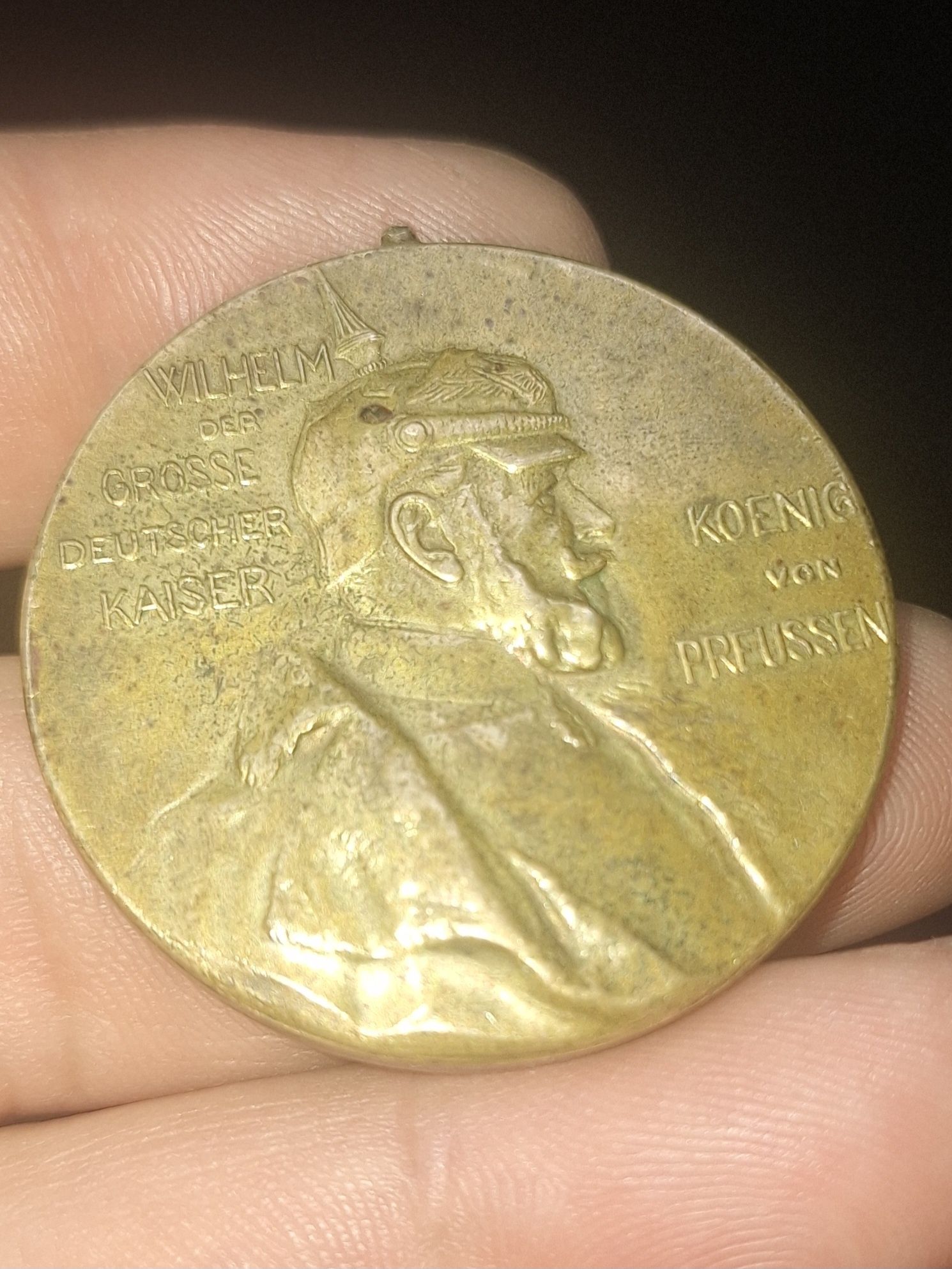 Decoratie Medalie 1897 bronz Kaisser Wilhelm 1 Prussia
