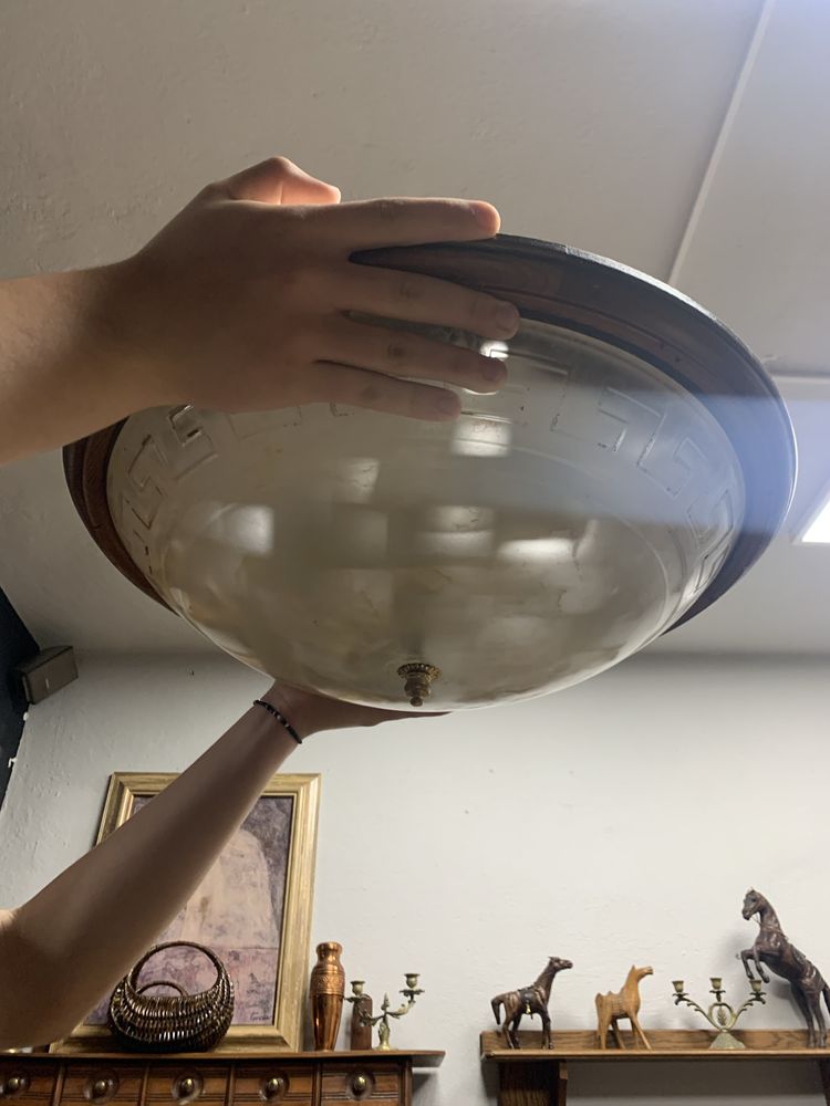 Италианска ретро лампа за таван